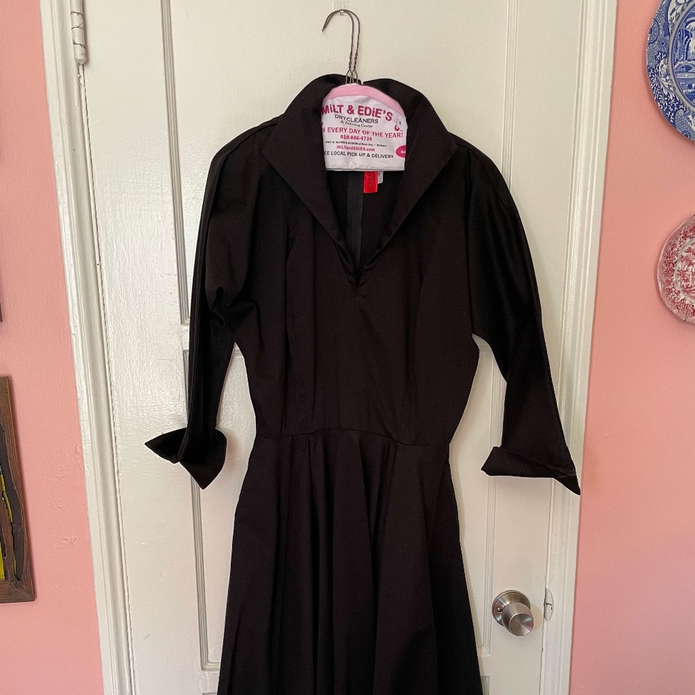 Pinup Girl Couture Deadly Dames Horror Housewife Dress (Black)
